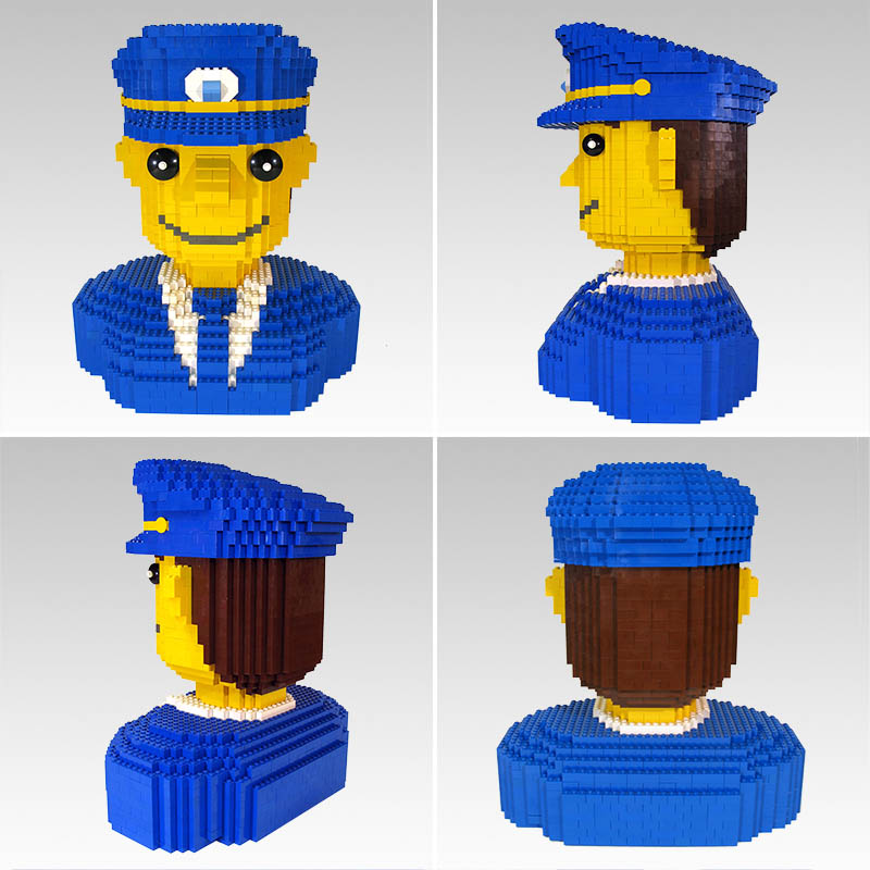 Lego model - A Pilot and A Plane