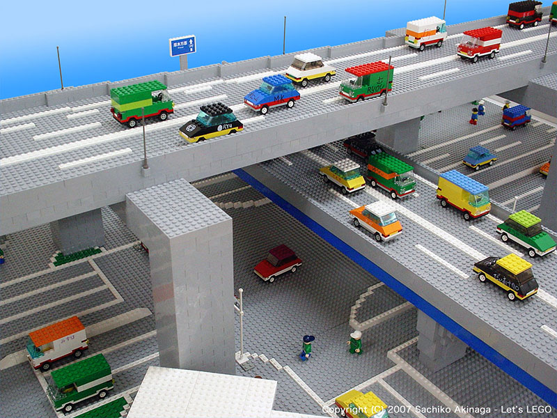 Machida Grade Intersection Lego Town