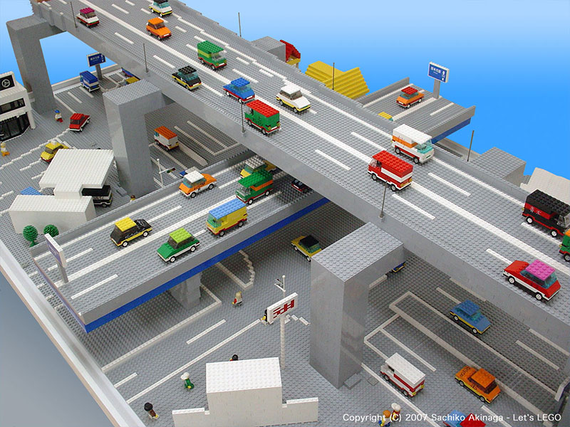 Machida Grade Intersection Lego Town