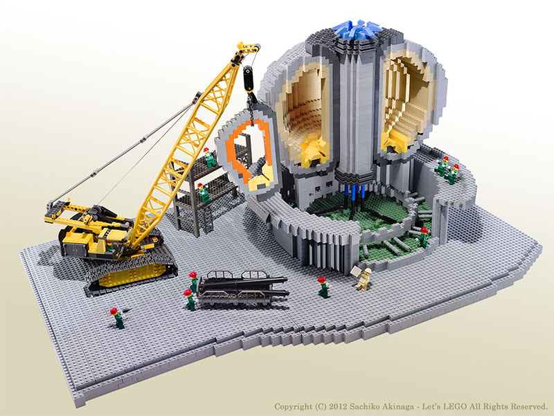 LEGO Model, ITER Tokamak - Fusion's Missing Pieces