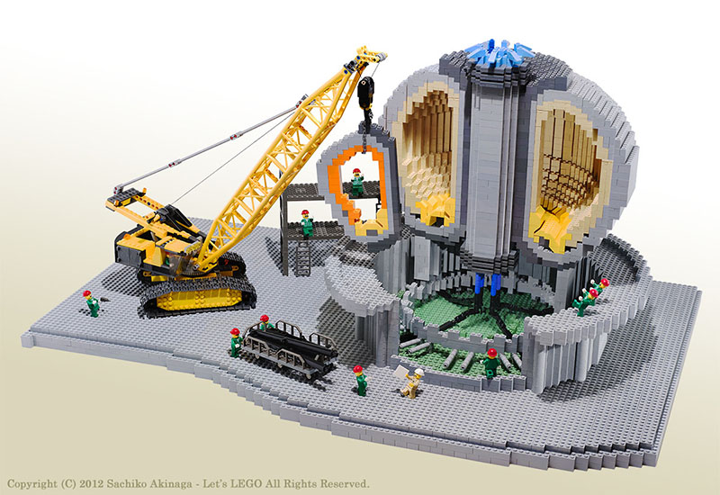 LEGO Model, ITER Tokamak - Fusion's Missing Pieces