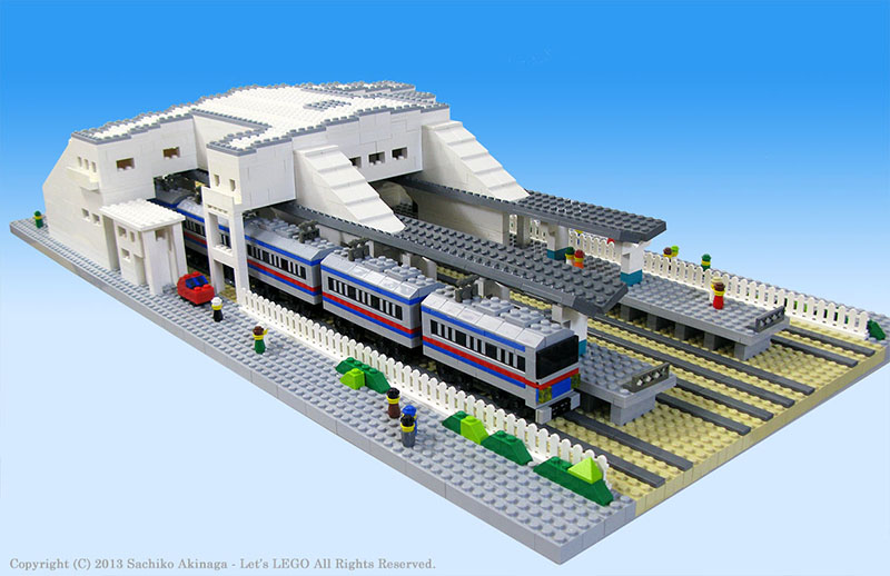 LEGO model, Funabashi-Keibajo Station