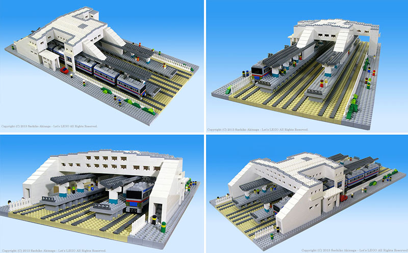LEGO model, Funabashi-Keibajo Station