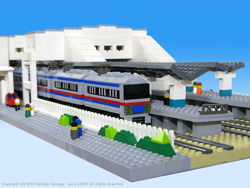 LEGO model, Funabashi-Keibajo Station