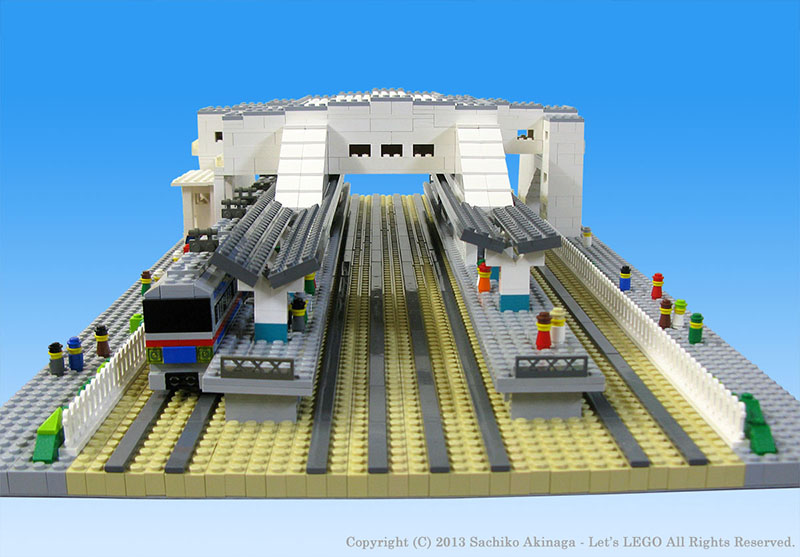 LEGO model, Funabashi-Keibajo Station