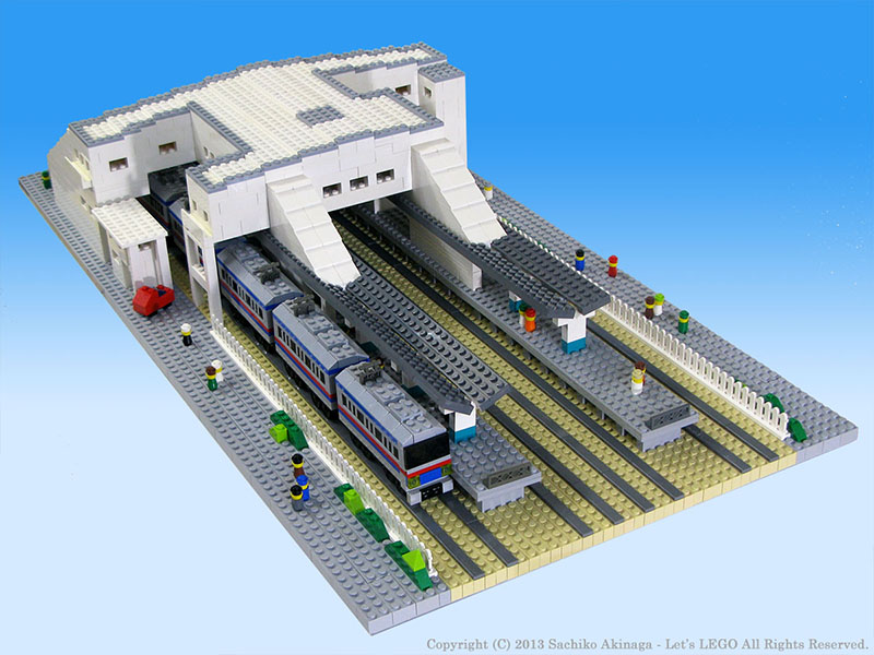 LEGO model, Funabashi-Keibajo Station