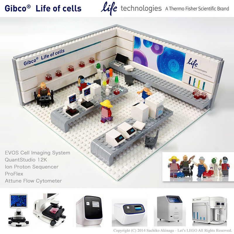 Gibco Laboratory, Thermo Fisher Scientific LEGO Model