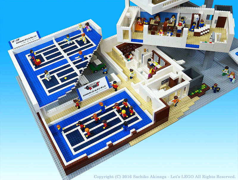 GODAI Kameidokou Sports Center lego model