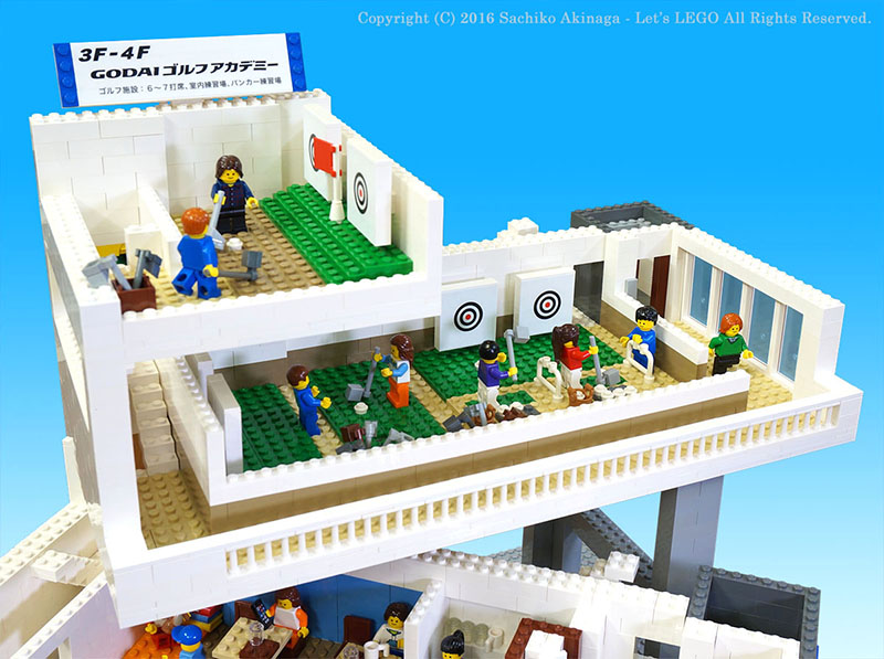 GODAI Kameidokou Sports Center lego model