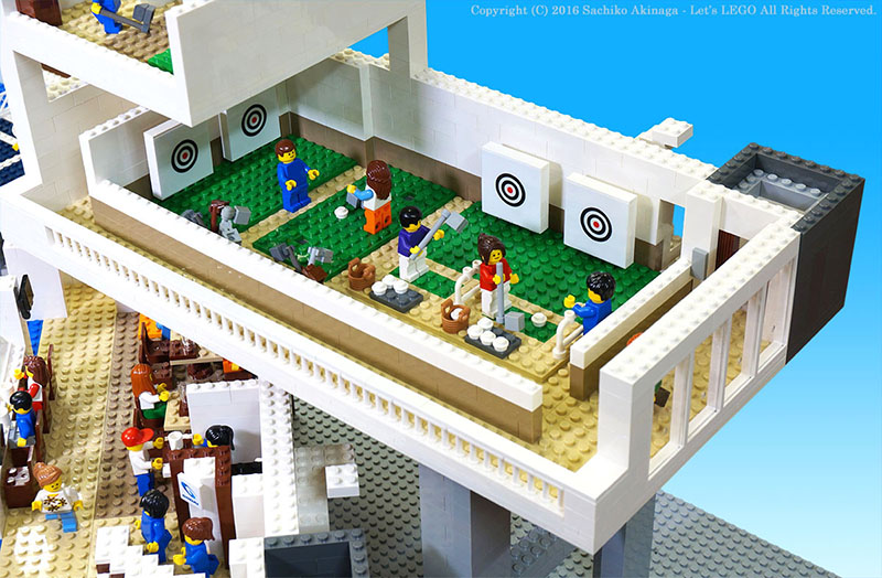 GODAI Kameidokou Sports Center lego model