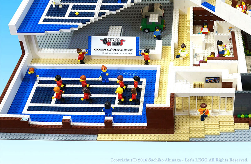 GODAI Kameidokou Sports Center lego model