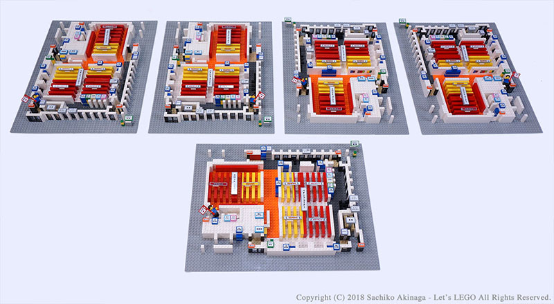 Lego models, Lego Maps of The Big Tsubame