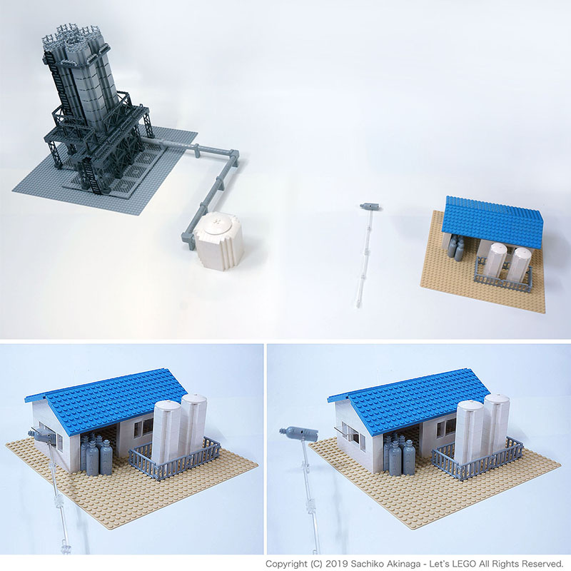 LEGO model  / Plant and Factory for NHK TV drama 