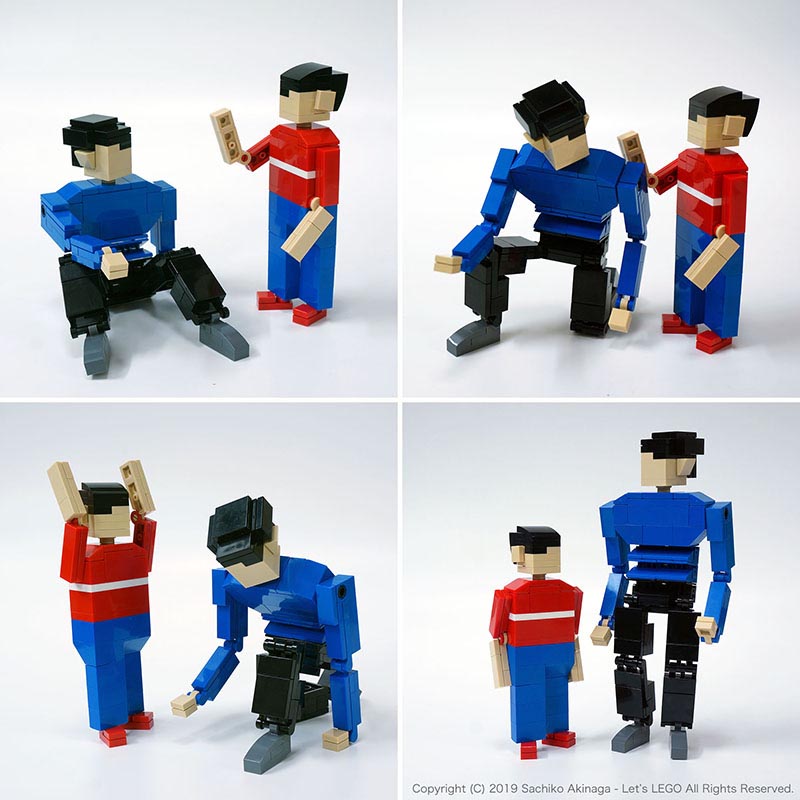 Lift and Figures Lego Model