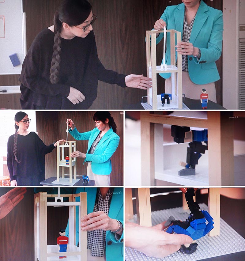 Lift and Figures Lego Model