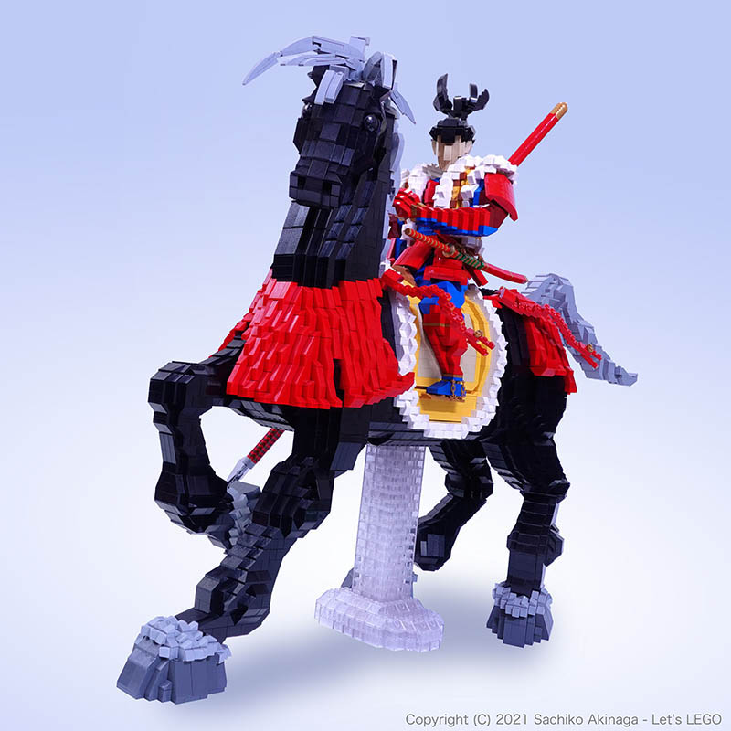 Lego figure model , Keiji Maeda and Matsukaze (�O�c�c�� �� ����) 
for the jump comics 
