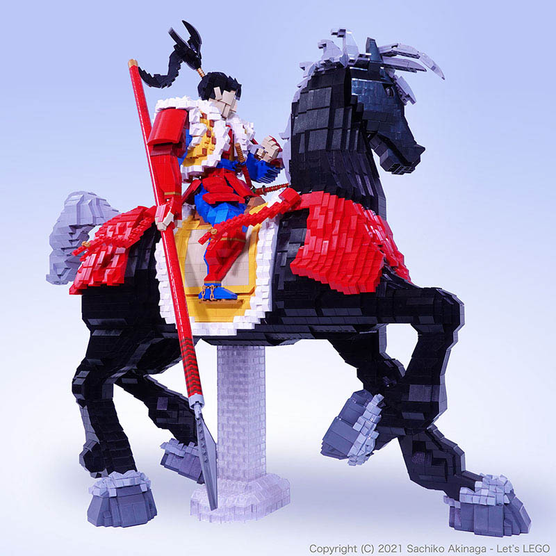 Lego figure model , Keiji Maeda and Matsukaze (�O�c�c�� �� ����) 
for the jump comics 