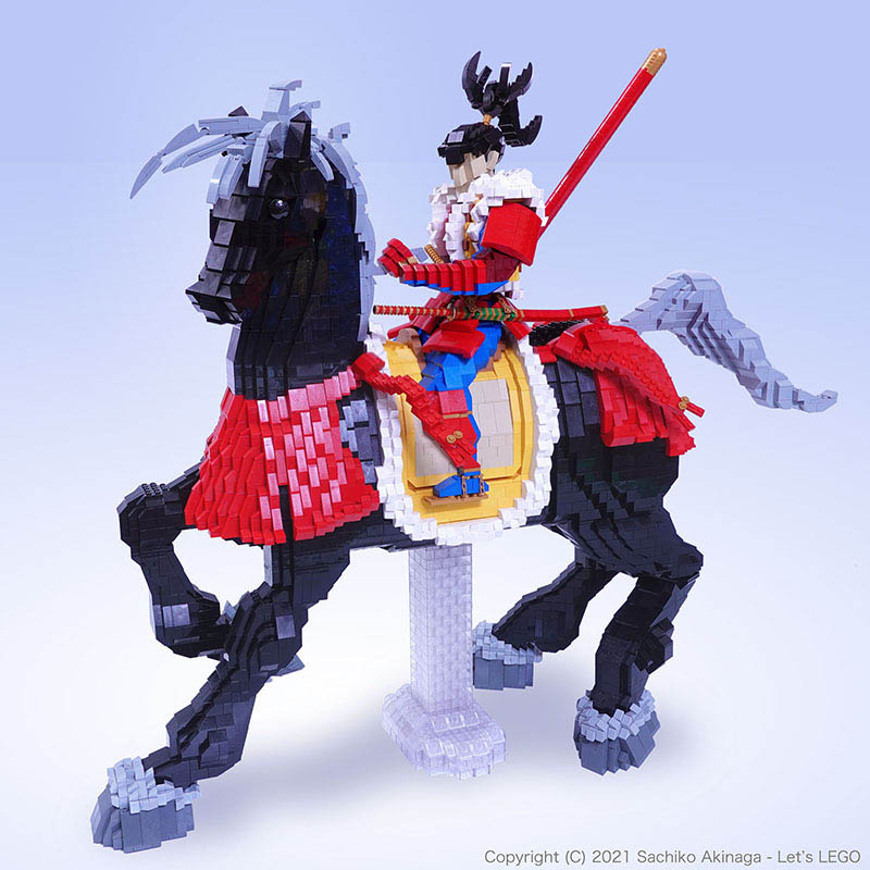 Lego figure model , Keiji Maeda and Matsukaze (�O�c�c�� �� ����) 
for the jump comics 