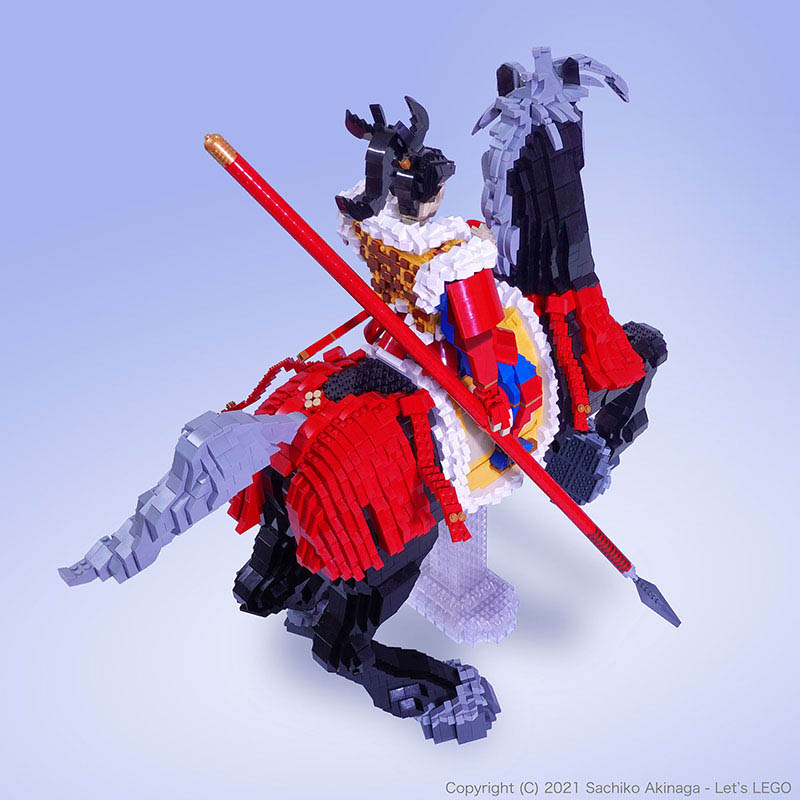 Lego figure model , Keiji Maeda and Matsukaze (�O�c�c�� �� ����) 
for the jump comics 