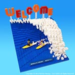 Lego model, Welcome bord, Wedding surfing S&Y