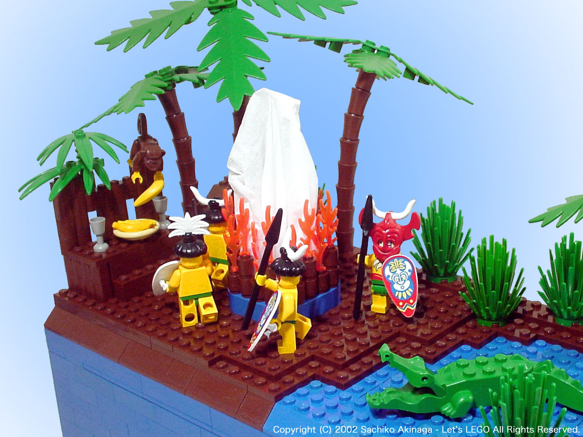 レゴ ティッシュボックス 狼煙（のろし） / 秋長さちこ / Let's LEGO