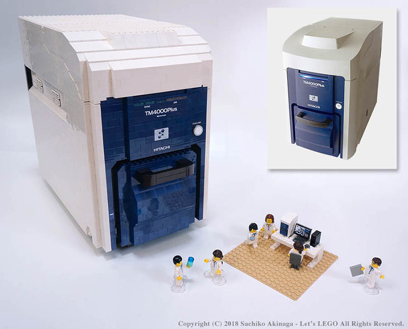 Lego model, HITACHI High-Tech - Tabletop Microscope TM4000Plus