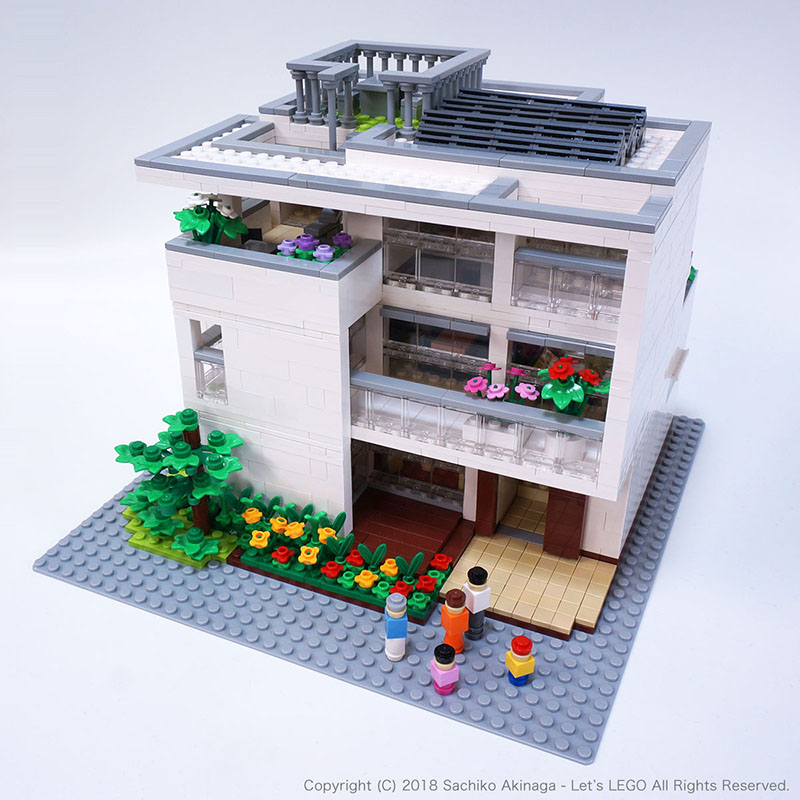 Lego model, Hebel Haus - Frex 3 Storey, Asahi Kasei Homes