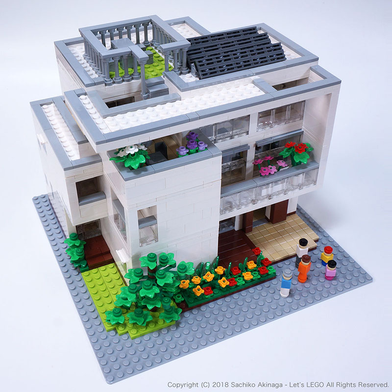 Lego model, Hebel Haus - Frex 3 Storey, Asahi Kasei Homes