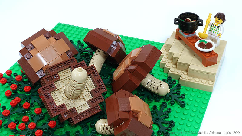 しいたけ - 鹿児島農林水産物レゴモデル